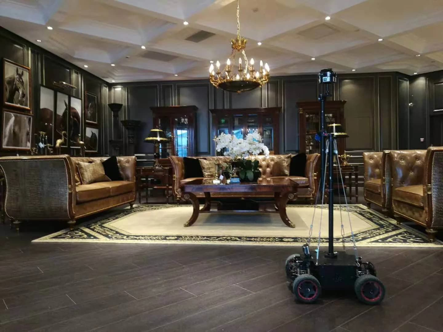 Không gian nội thất được quét và thu thập dữ liệu 3D